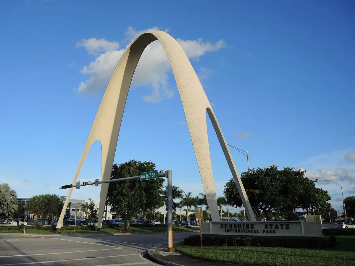 The Sunshine State Arch in Miami Gardens